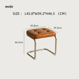 LOWERLEFT Rattan Shoe Stool from Lower Left