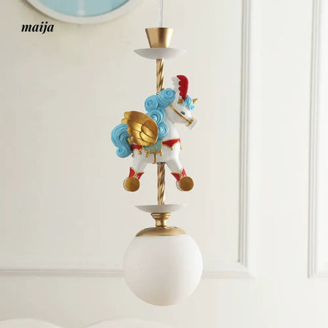 QXWD Circus Cartoon Ceiling Lamp Children's Room from QXWD