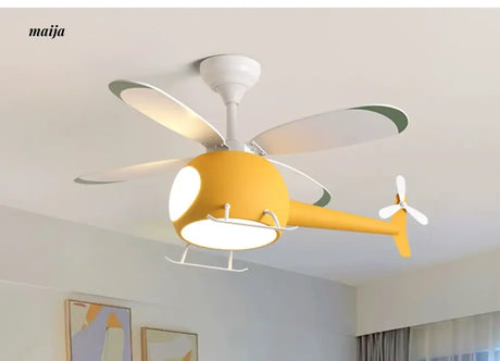GVG Helicopter Cartoon Air Fan Ceiling Lamp from GVG