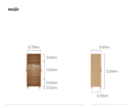LINSYKIDS Gwen Wooden Wardrobe from RZONE