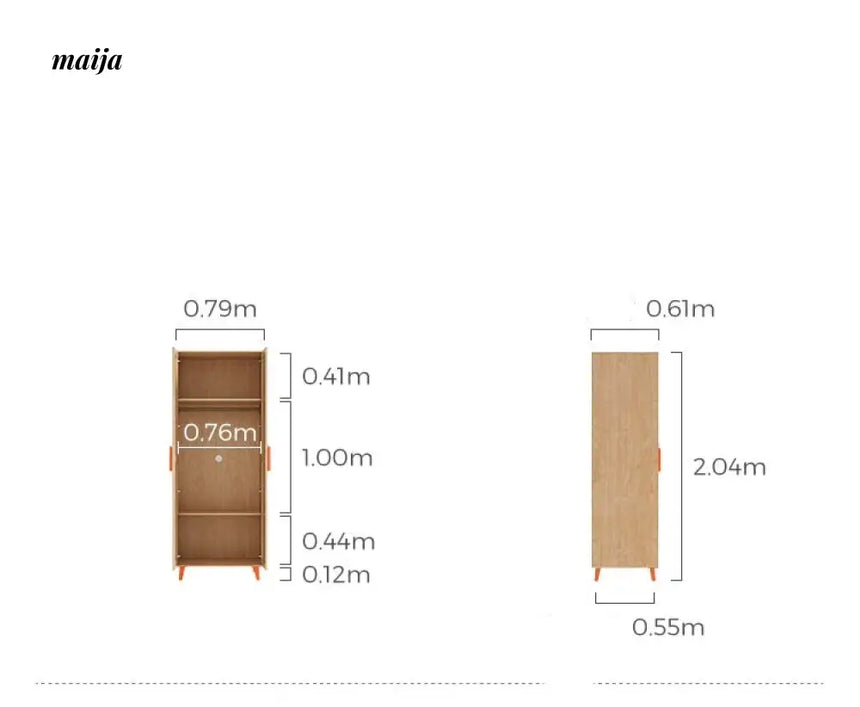 LINSYKIDS Gwen Wooden Wardrobe from RZONE
