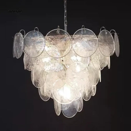 NANCY Italian Designer Glass Chandelier for Living Room from NANCY