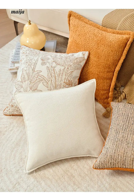 MISTYWOOD French Light Luxury Orange Pillow from MISTYWOOD