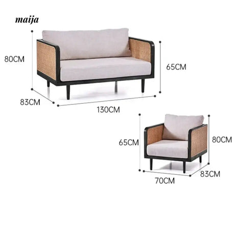 SLIGHTLYCOOL Sasha Rattan Sofa from SLIGHTLYCOOL