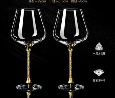Diamond Stem Red Wine Glass from KEYHUAN