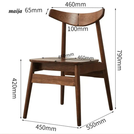 XIXI Writers Solid Wood Chair from maija
