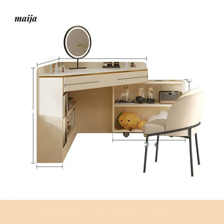 MEIHOUSE Dressing Table Minimalist Storage System Bedroom from MEIHOUSE