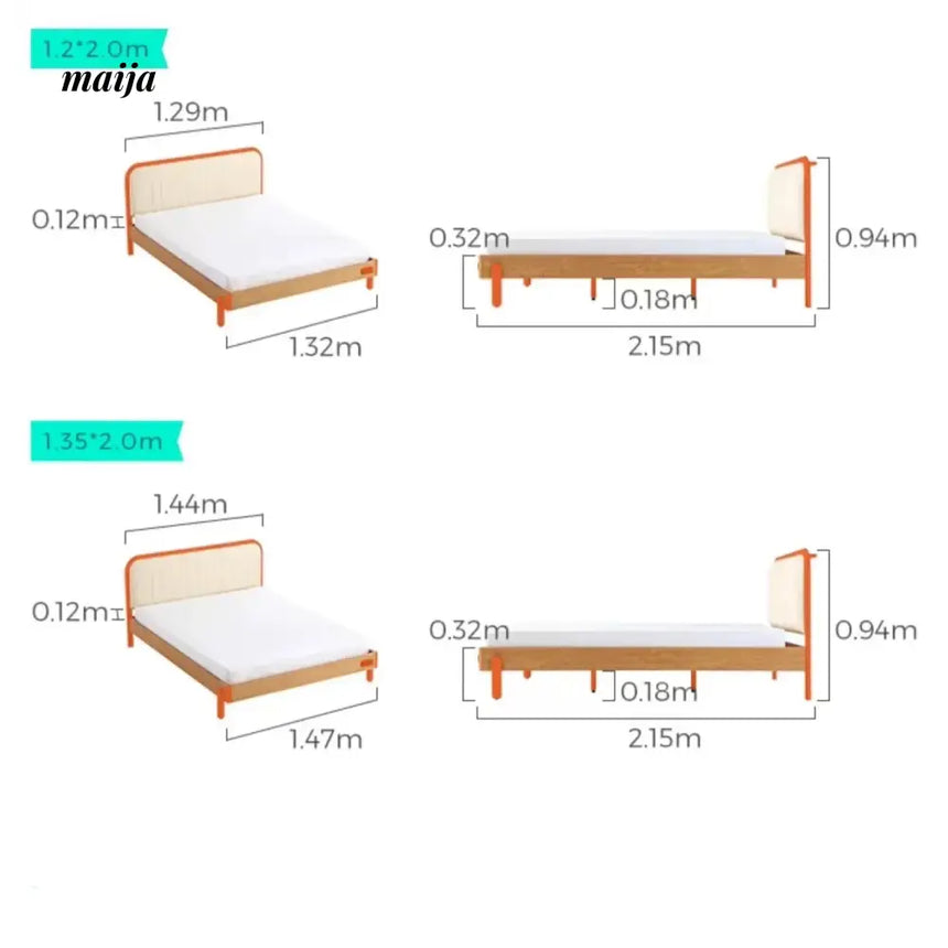 LINSYKIDS Celia Soft Headboard Children's Bed from LINSY KIDS
