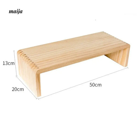 KIMACHI Simple Wooden Monitor Stand from KIMACHI
