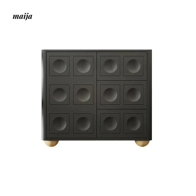 FEEL Wabi-Sabi Black Chest of Drawers from FEEL