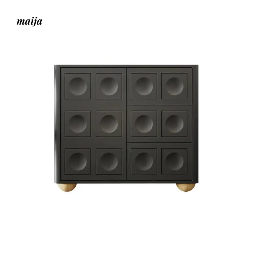 FEEL Wabi-Sabi Black Chest of Drawers from FEEL