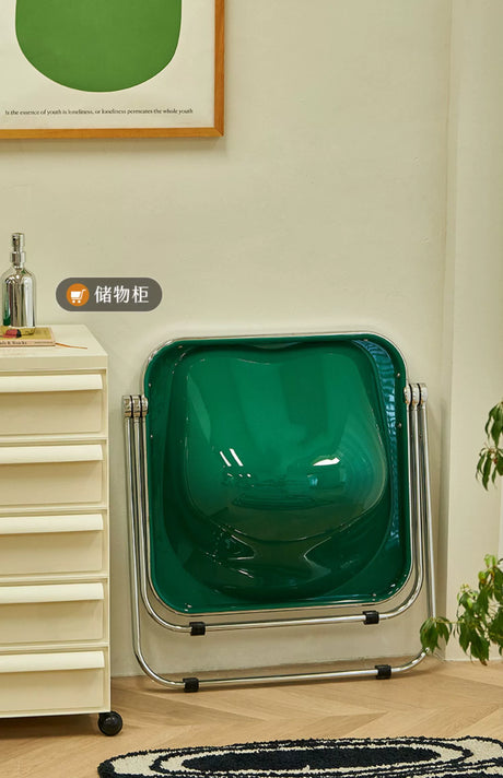 LAZYSPACE Noah Transparent Folding Chair from LAZYSPACE