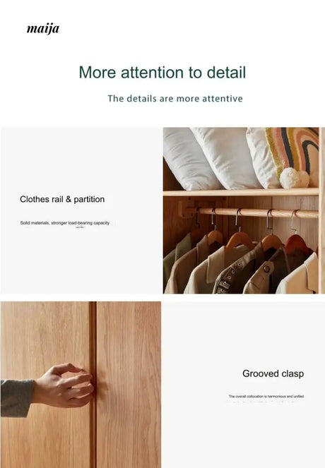 GENJI Fiona Solid Wood Wardrobe from GENJI