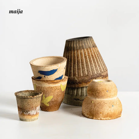 CIIREALS Eggplant Ceramic Planter from maija