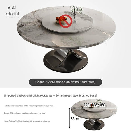 Seaton Lazy Susan Dining Table from MODENG