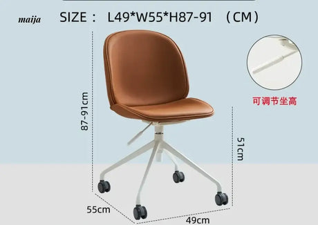 LOWERLEFT Modern Computer Dining Chair from Lower Left