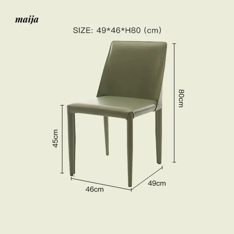 LAZYSPACE Grace Leather Dining Chair from LAZYSPACE