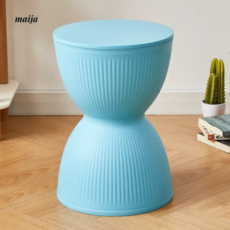 Pastel Hourglass Plastic Stool from Yishengtao