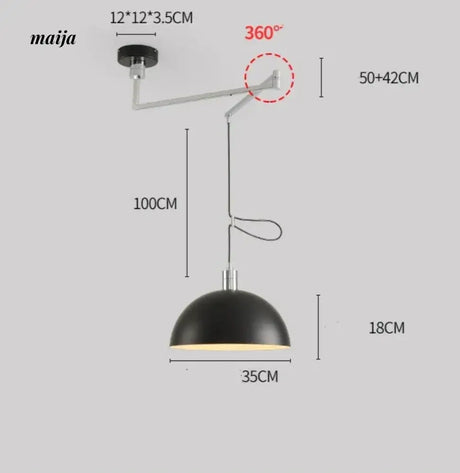 GVG Half Moon Minimalistic Ceiling Lamp from GVG