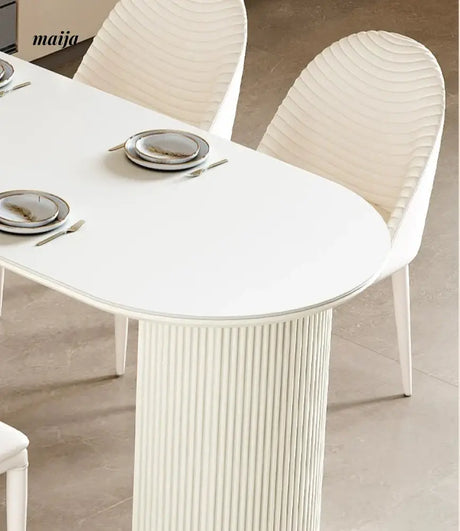 Caelum French Island Dining Table and Chair Set from maija