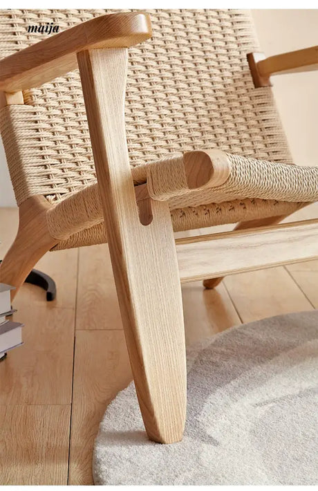 19 DREAM SPACE Solid Wood Rattan Sofa Chair from 19 DREAM SPACE