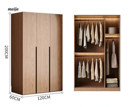 MEIHOUSE French Glass Door Romantic Bedroom Wardrobe Cabinet from MEIHOUSE