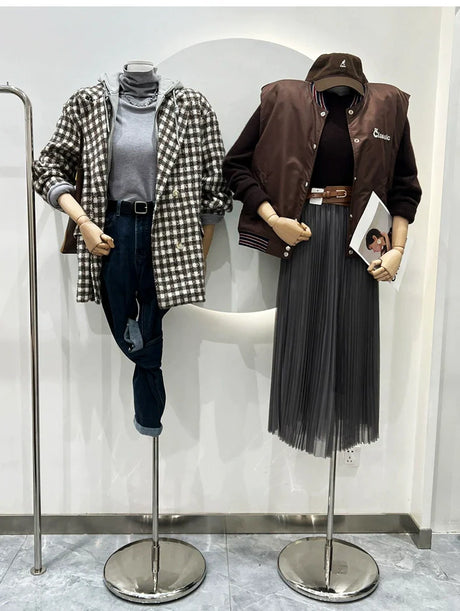 SM Rose Mannequin Stand with Pleated Skirt from SM