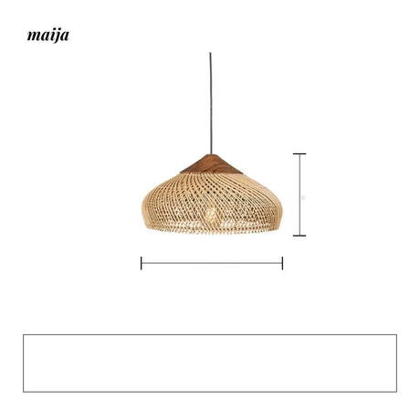 ZHONGSHAN Zen Rattan Chandelier for Restaurant from ZHONGSHAN