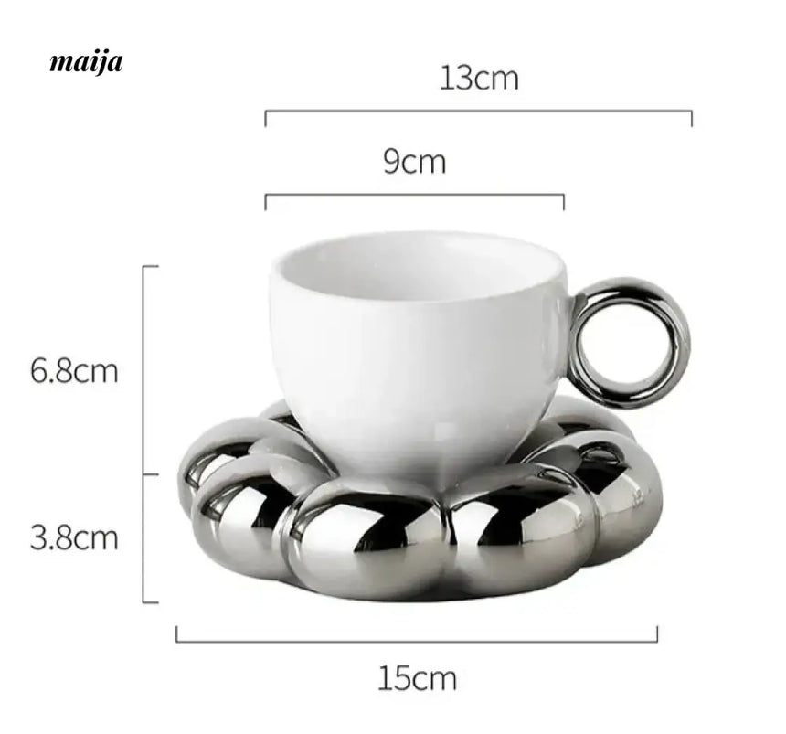 LIVETAI High-Quality Silver Glass Set from LIVETAI