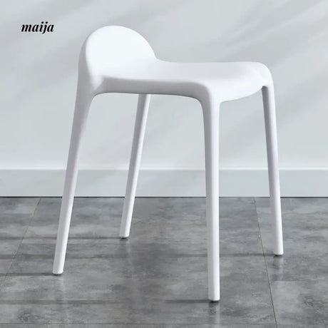 (Set of 2) Low Backrest Pastel Colour Dining Chair from Yishengtao
