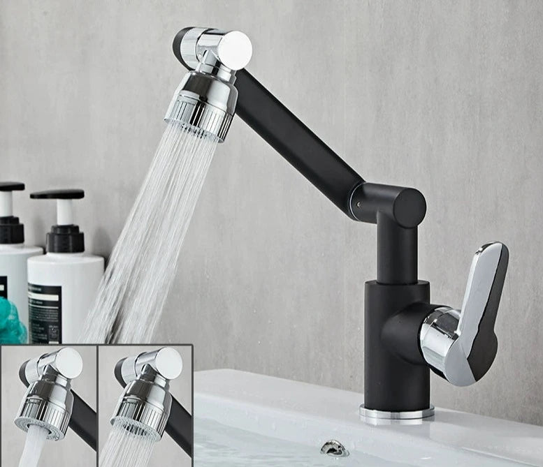 Universal Rotating Copper Washbasin Faucet from Kaiyashi