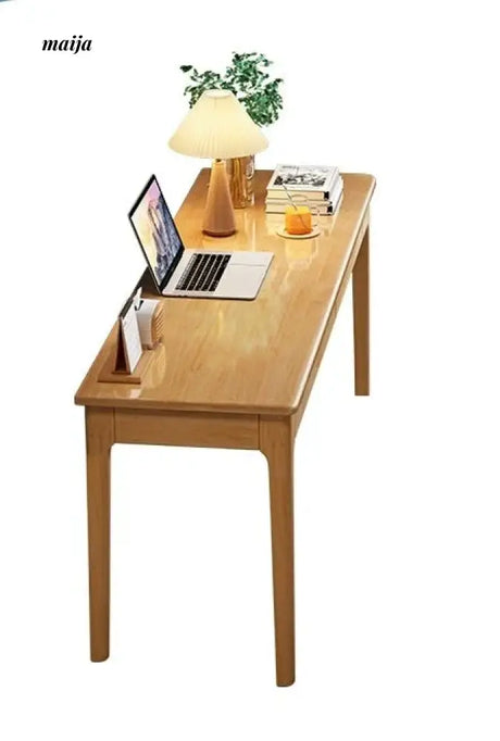 Pioneer Solid Wood Narrow Desk from maija