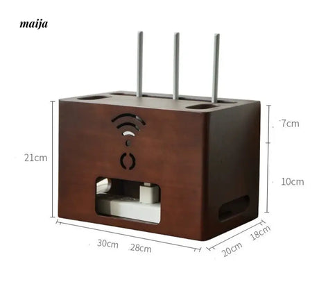 KIMACHI Wooden Cable Management Box from KIMACHI