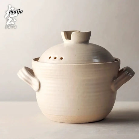 JOTO Double Lid Sand Pot High Temperature Ceramic Cooker from JOTO