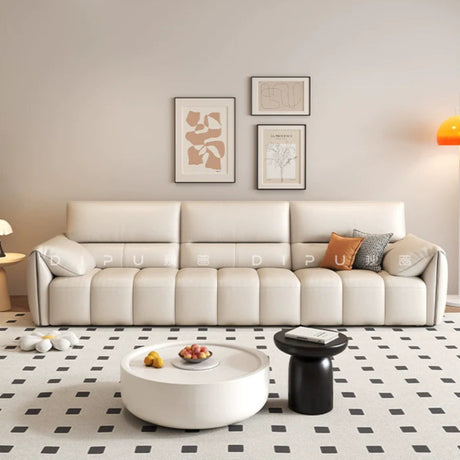 DIPU Helena Minimalist Leather Sofa from DIPU