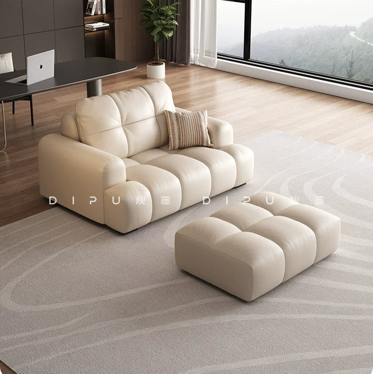 DIPU Nova Cream Cowhide Sofa from DIPU