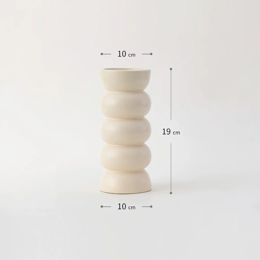 TODAYARTIST Celeste Creamy Silver Ceramic Jewelry with French Flair from TODAYARTIST