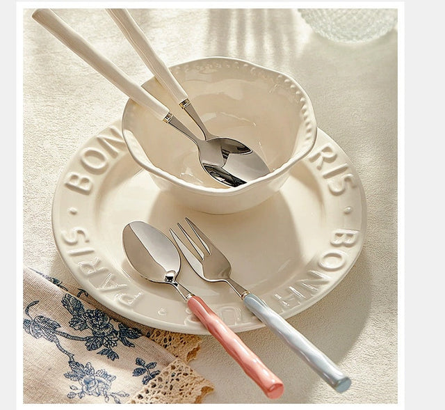 MOSE Colorful Pearl Glaze Spoon from MOSE