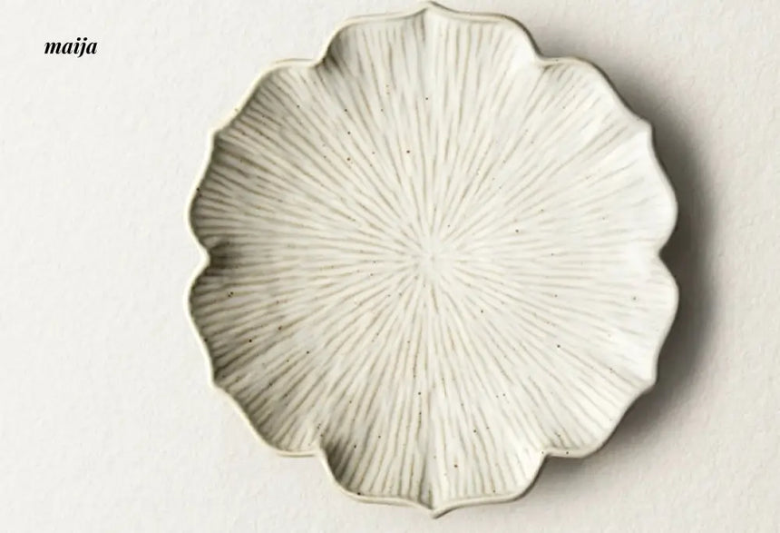 JOTO Handmade Japanese Dinner Plate Tableware from JOTO