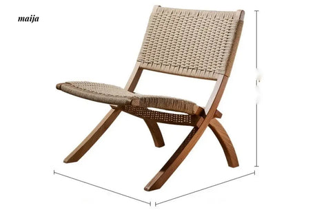 RATTAN CRAFTSMAN Folding Rattan Chair from RATTAN CRAFTSMAN