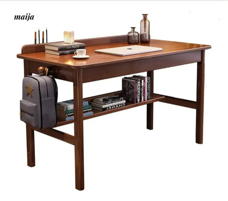 Stefan Simple Solid Wood Desk from maija