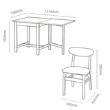 Rohan Foldable Dining Table from maija