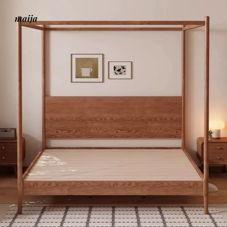 Kira Solid Wood Bed with Canopy from maija