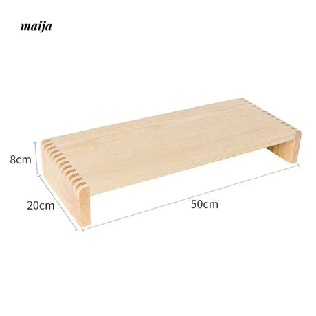 KIMACHI Simple Wooden Monitor Stand from KIMACHI