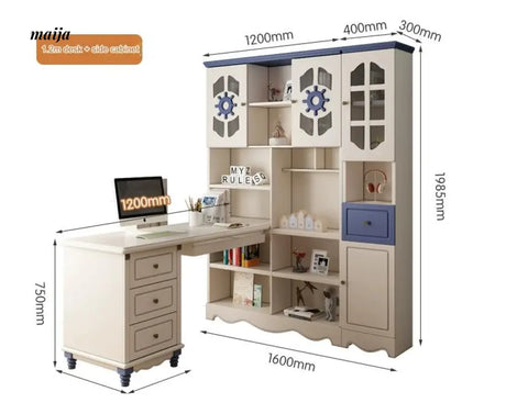 Nautica Children's Wardrobe with Desk from maija