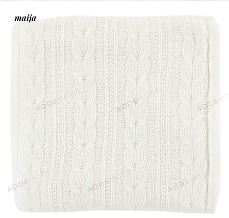 Cable Knit Double Layer Blanket from maija
