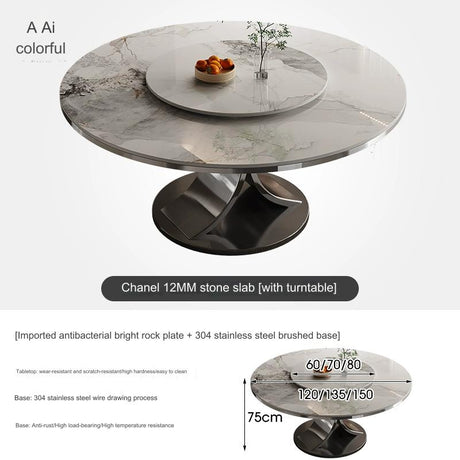 Seaton Lazy Susan Dining Table from MODENG