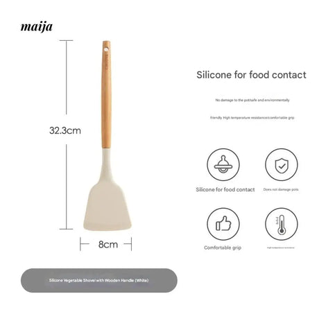 CAROTE Silicone Shovel for Frying and Non-Stick Cooking from CAROTE