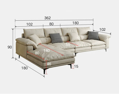 LATE AUTUMN Scandinavian Compact Cream Sofa Design from LATE AUTUMN