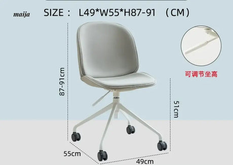 LOWERLEFT Modern Computer Dining Chair from Lower Left
